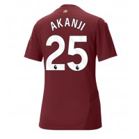 Camiseta Manchester City Manuel Akanji #25 Tercera Equipación para mujer 2024-25 manga corta